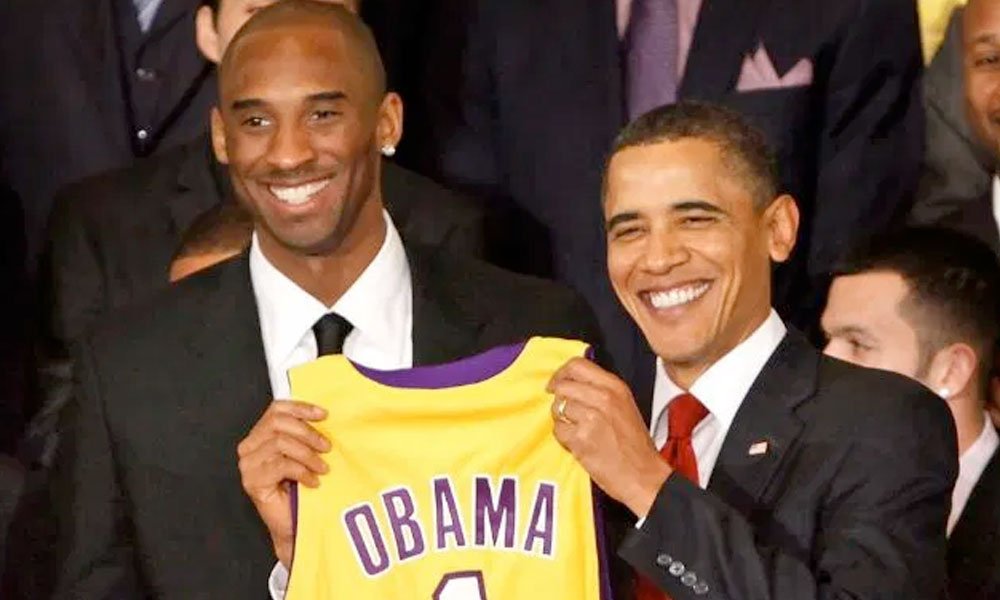 Barack Obama and Kobe Bryant