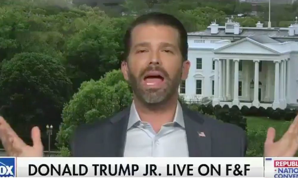 'It Was The Lights!': Don Jr. Denies Taking Cocaine Before RNC Speech