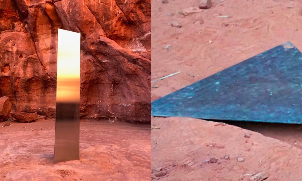 Mysterious Metal Monolith Discovered In A Remote Area Of Utah Has ...