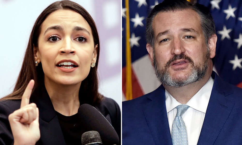 Twitter Fight Erupts Between AOC And Ted Cruz Over Riots He Incited