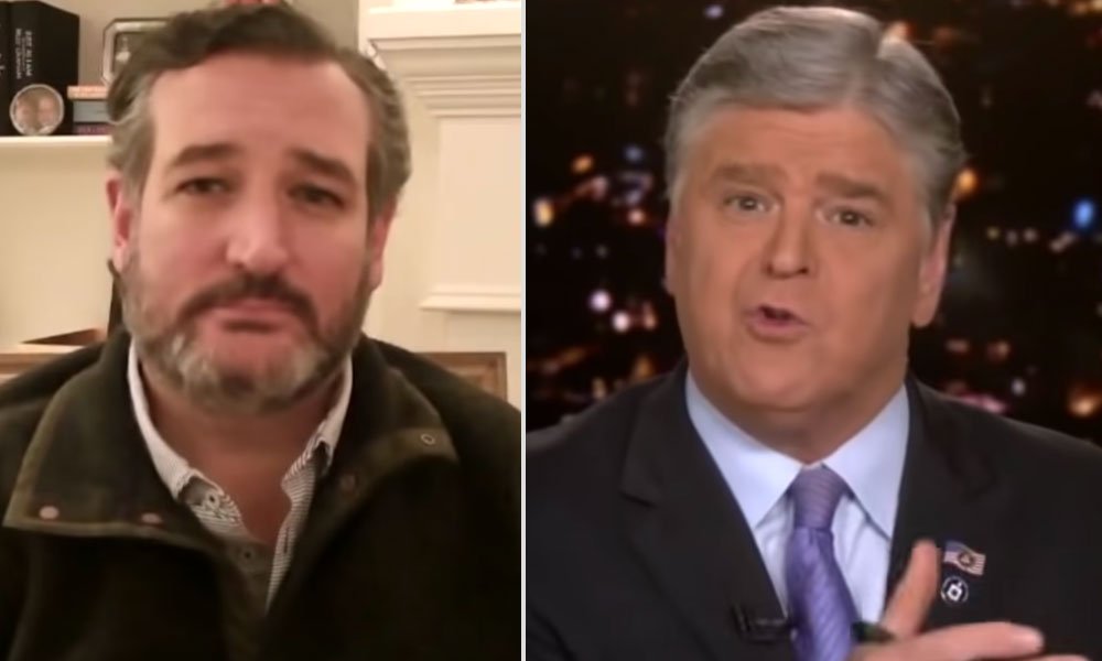 Sean Hannity defends Ted Cruz