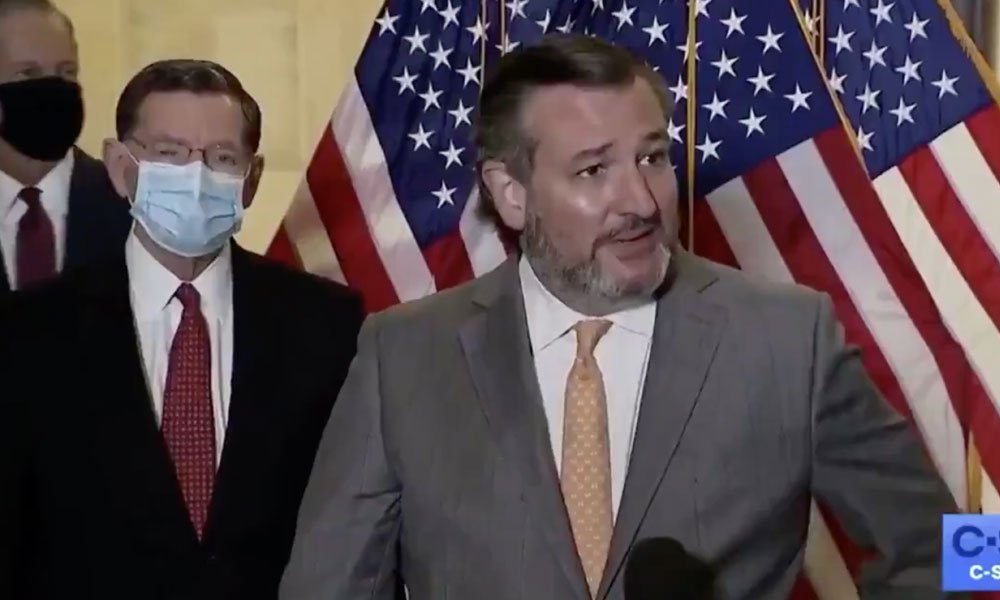 Ted Cruz refuses to wear mask