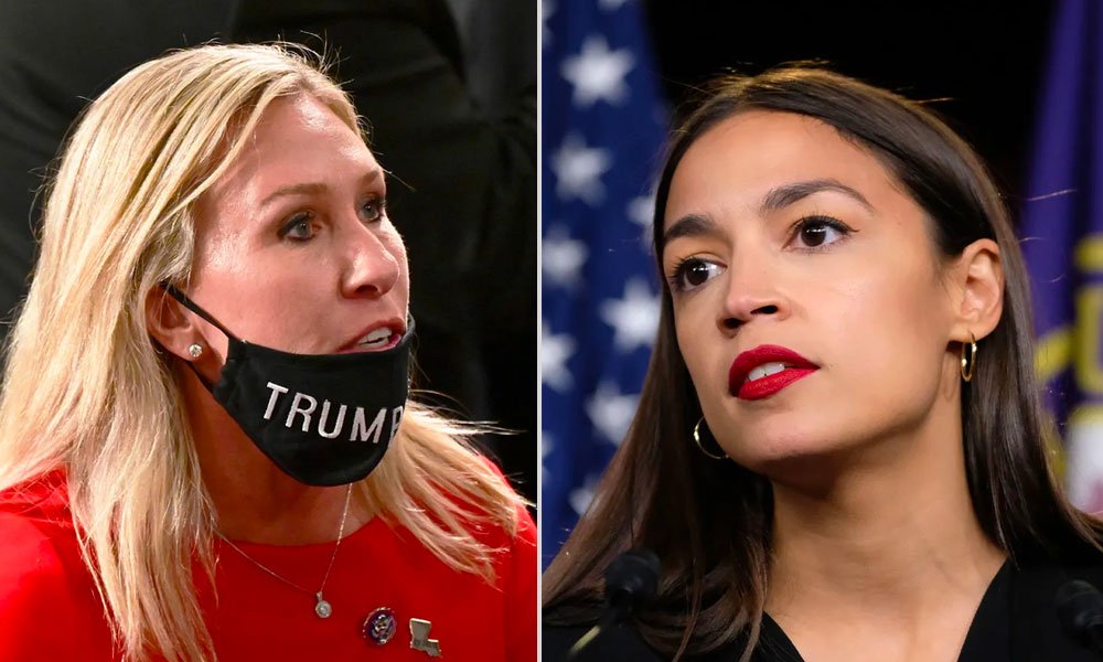 Marjorie Taylor Greene confronts AOC