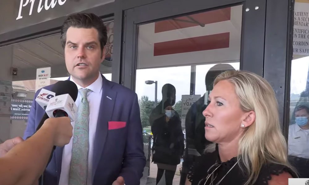 Matt Gaetz and marjorie Taylor Greene