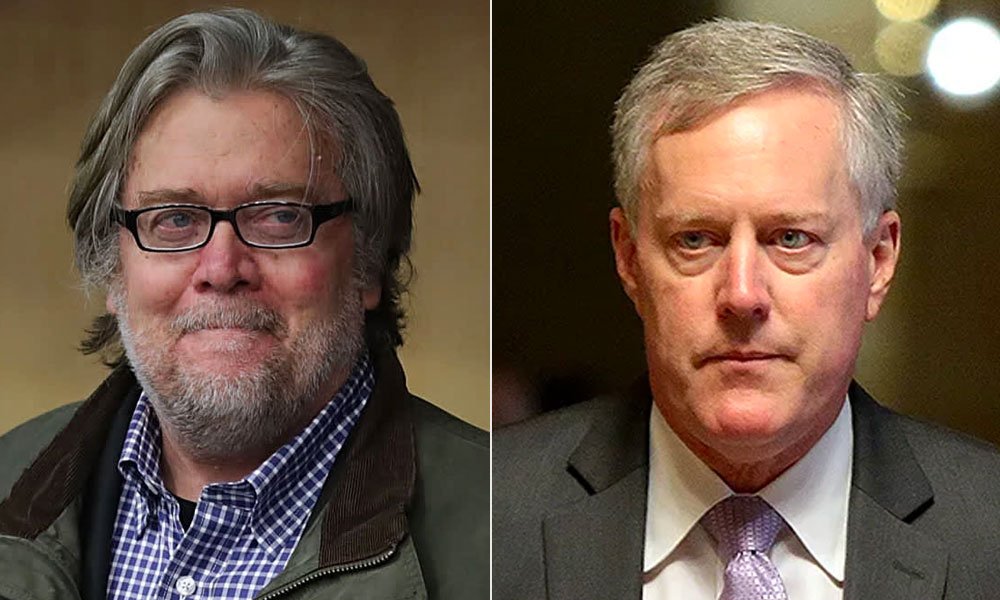 Steve Bannon and Mark Meadows