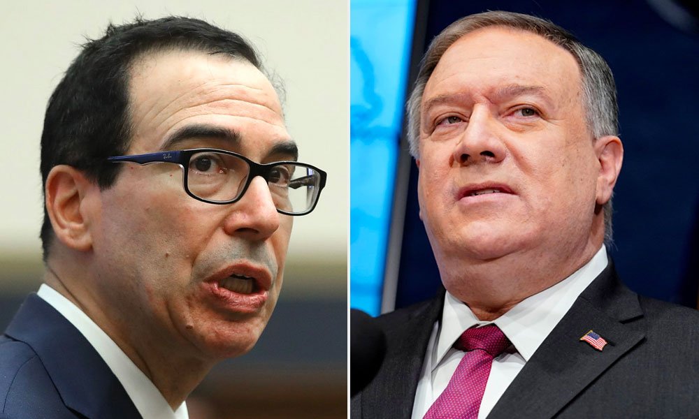 Steve Mnuchin and Mike Pompeo