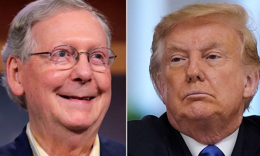 Mitch McConnell and Donald Trum,p