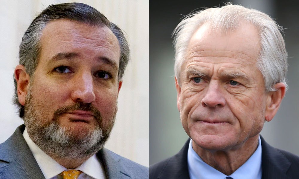 Peter Navarro and Ted Cruz