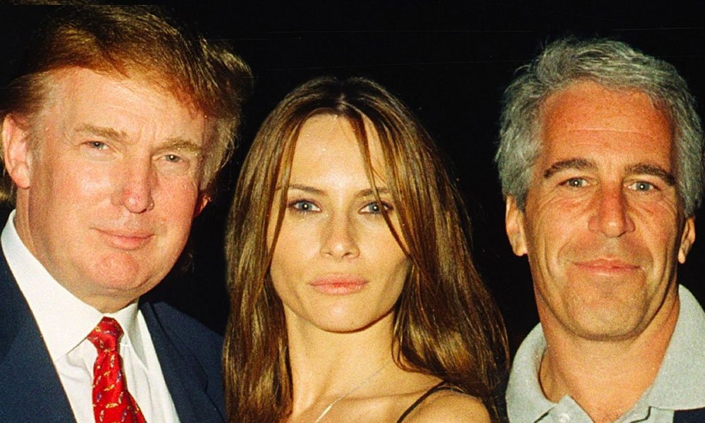 Donald Trump and Jeffrey Epstein