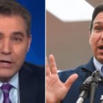 Jim Acosta and Ron DeSantis