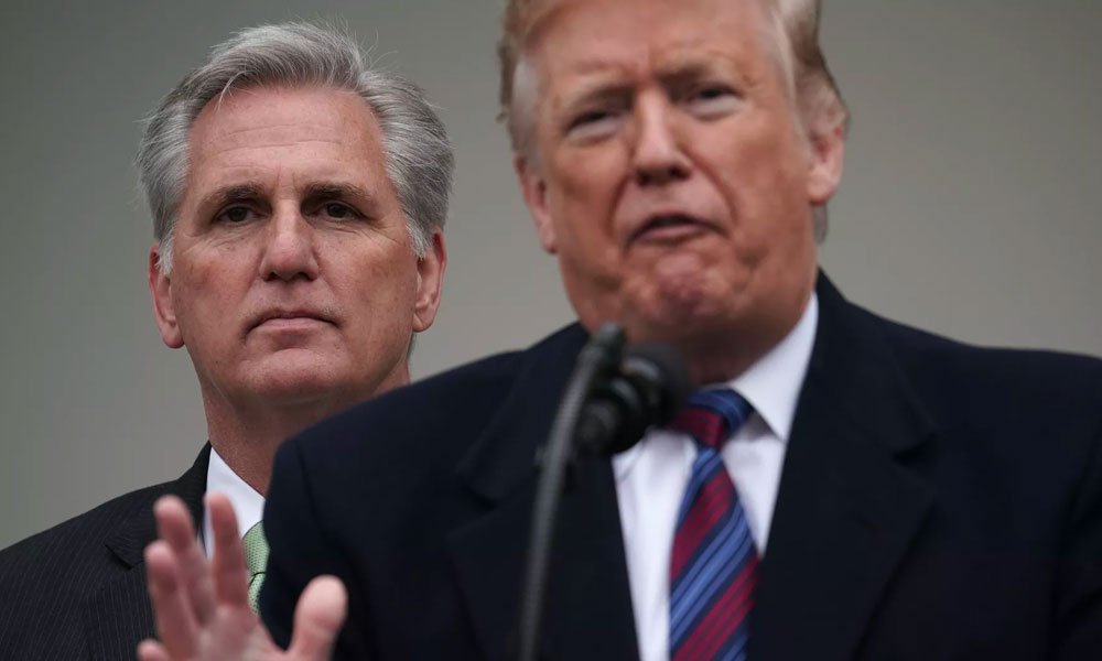 Donald Trump and Kevin McCarthy