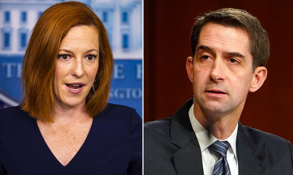 Jen Psaki slams Tom Cottom