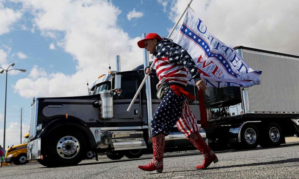 Pro-Trump trucker