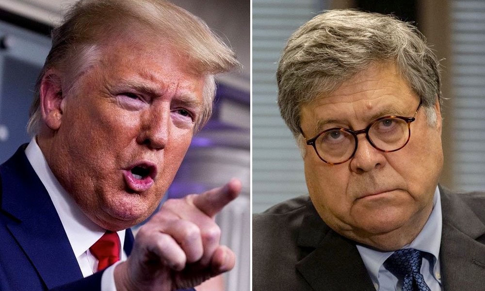 Donald Trump and Bill Barr