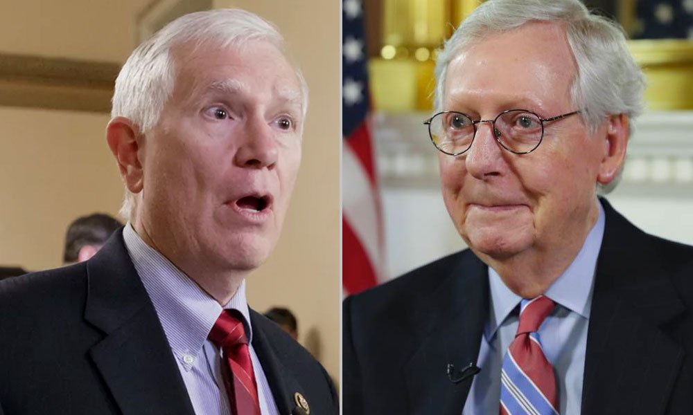 Mo Brooks vs Mitch McConnell