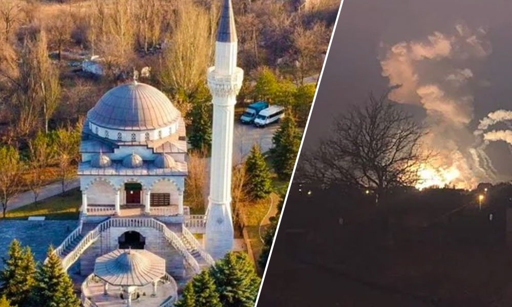 Russia Bombs mosque