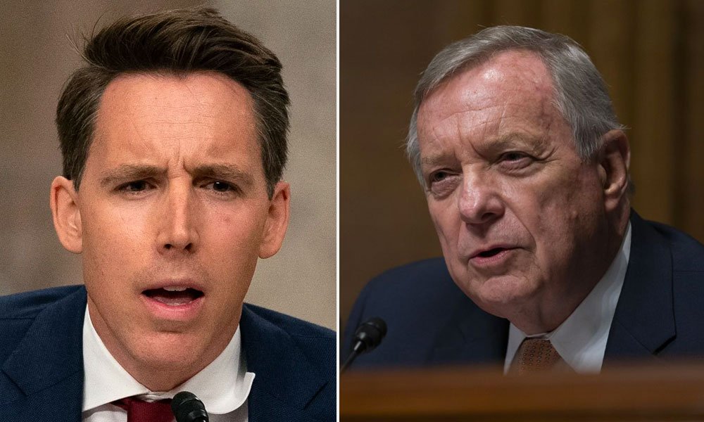 Josh Hawley and Dick Durbin