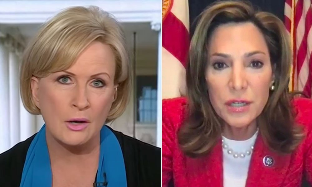 Mika Brzezinski and Maria Salazar