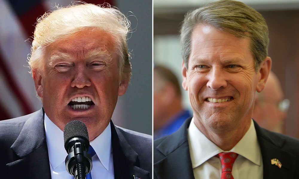 Donald Trump rips Brian Kemp