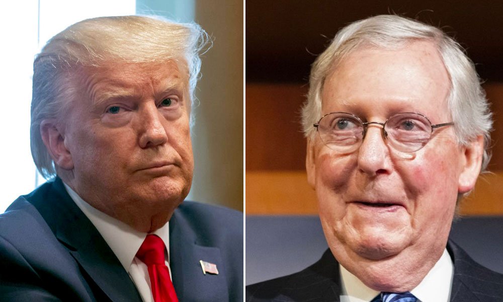 Donald Trump slams Mitch McConnell