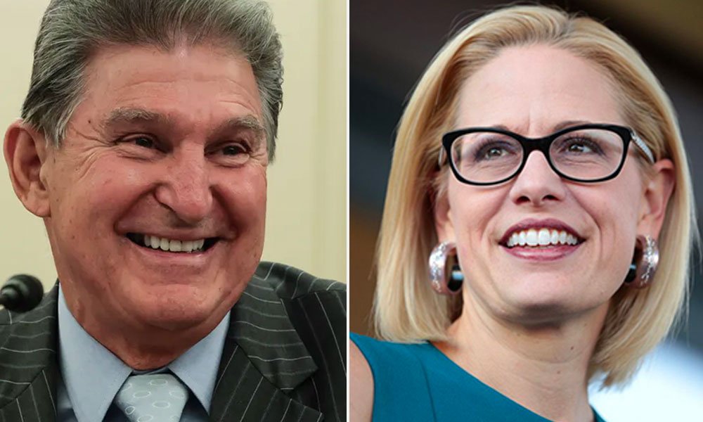 Joe Manchin and Kirsten Sinema