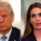 Hope Hicks and Donald Trump