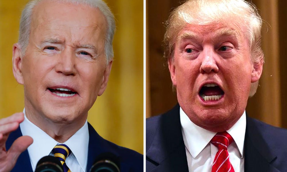 Joe Biden and Donald Trump