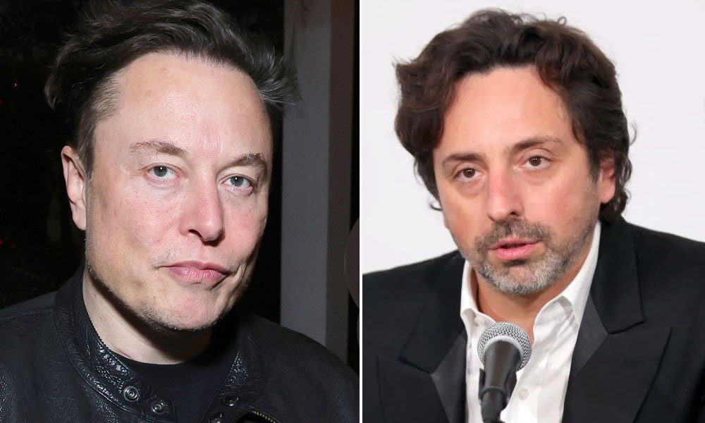 Elon Musk and Sergey Brin