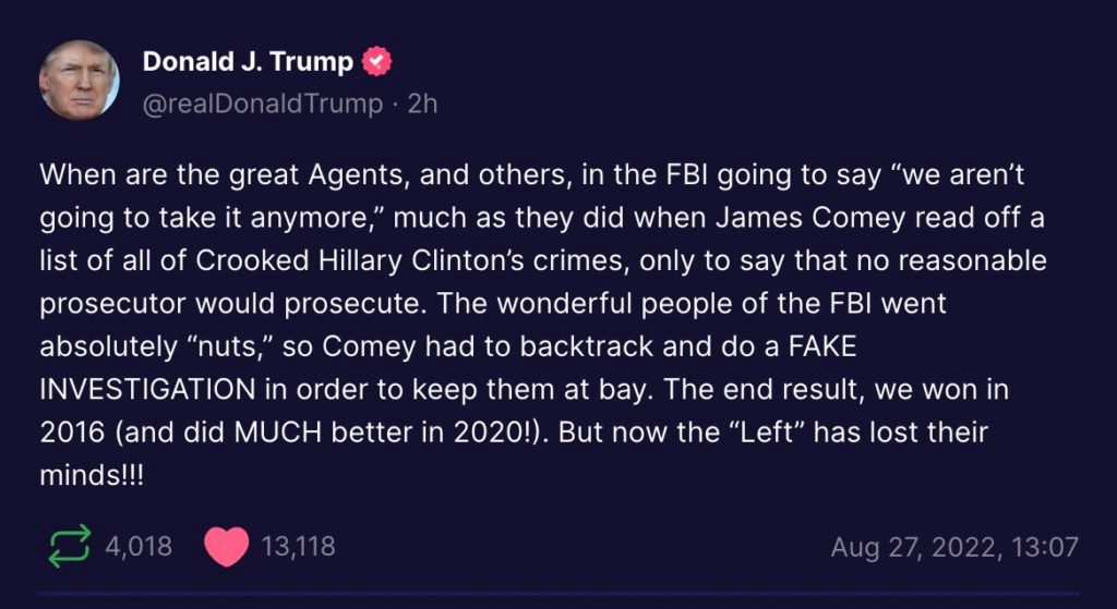 Donald Trump FBI