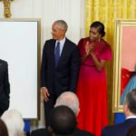 Barack and Michelle Obama portraits
