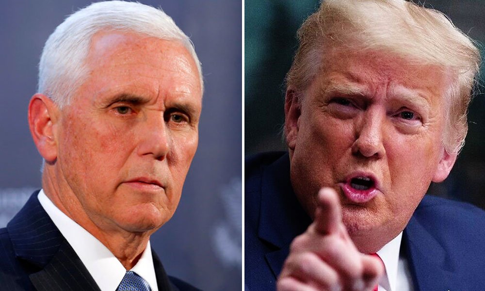 Mike Pence and Donald Trump