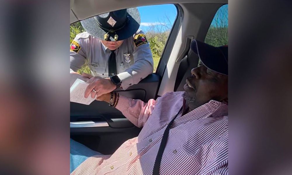 This routine traffic stop involving Anthony "Tony" Geddis and state trooper Jaret Doty turned into a viral encounter.