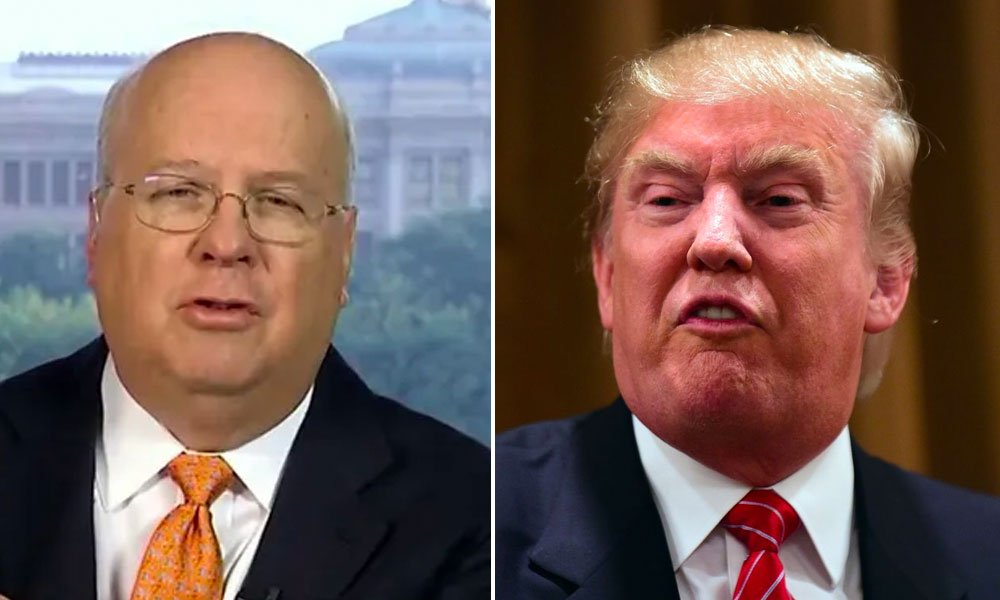 Donald Trump slams Carl Rove