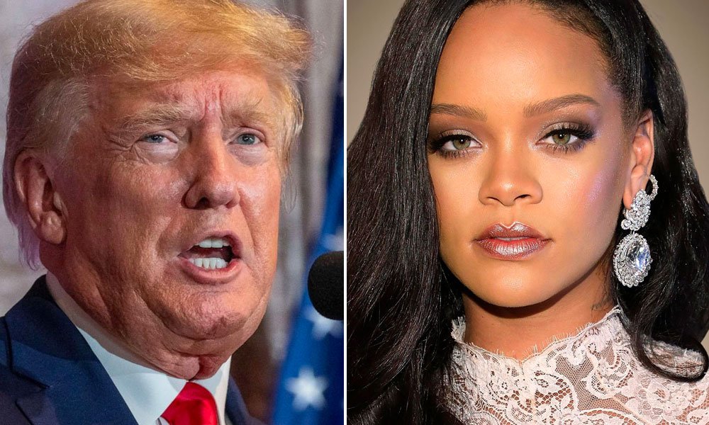 Donald Trump vs Rhiana