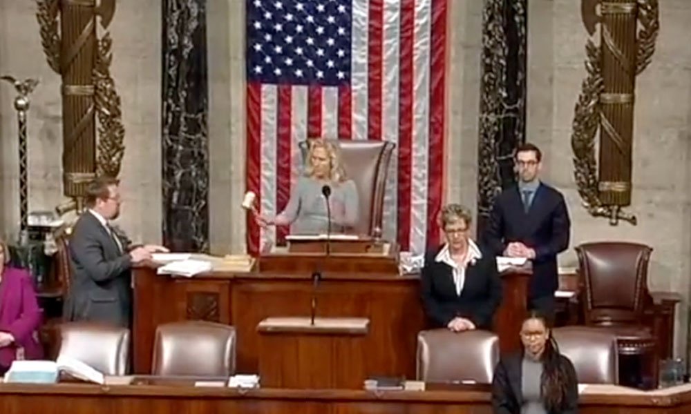 Marjorie Taylor Greene Speaker gavel