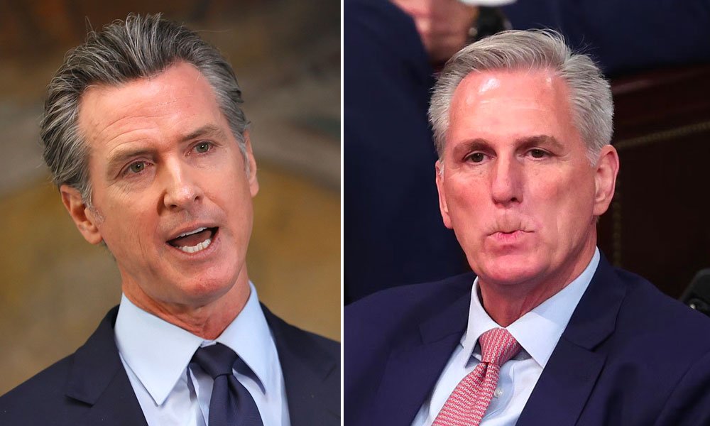 Gavin Newsom slams Kevin McCarthy