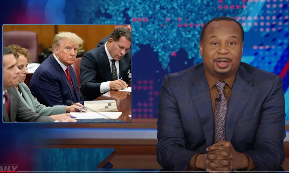 The Daily Show Covers Trump indictment