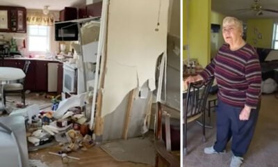 Woman refrigerator explodes