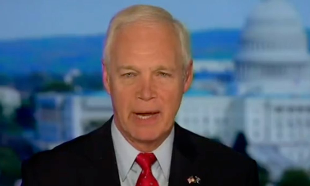 Sen. Ron Johnson (R-Wisc.) during an interview on Fox News.