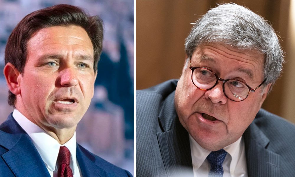 Bill Barr and Ron DeSantis