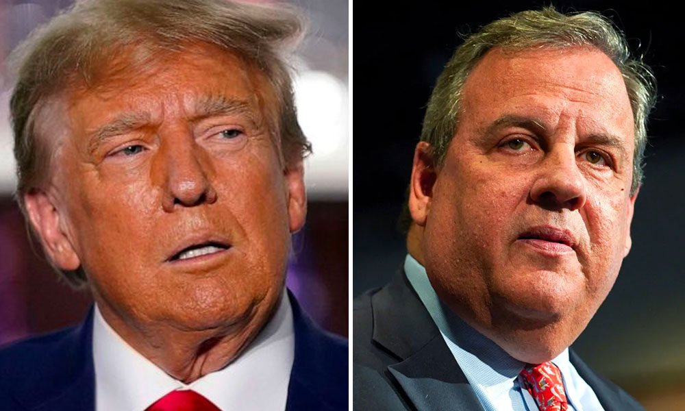 Donald Trump and Chris Christie