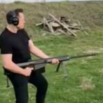Elon Musk shared a clip featuring him firing a powerful Barrett .50-caliber sniper rifle.