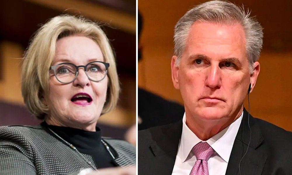 Former Sen. Claire McCaskill (D-Mo.) says goverment shutdown could force Kevin McCarthy out of his post as speaker