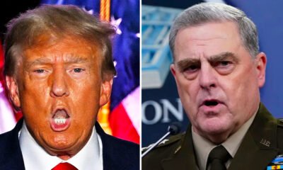 Former president Donald Trump and General Mark Milley. (Photos via Imgur)