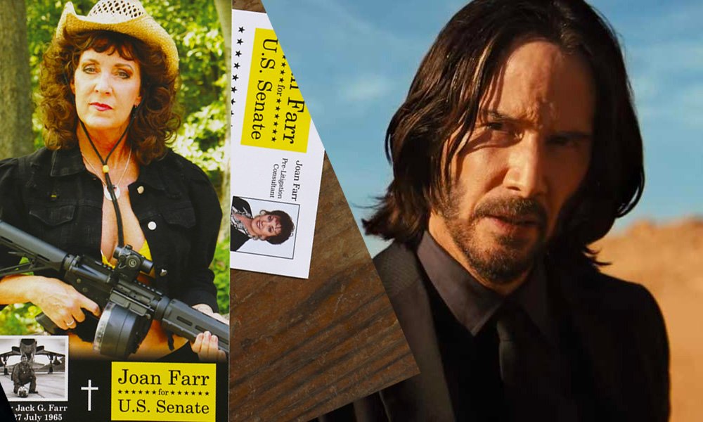 Joan Farr got duped by a fake Keanu Reeves