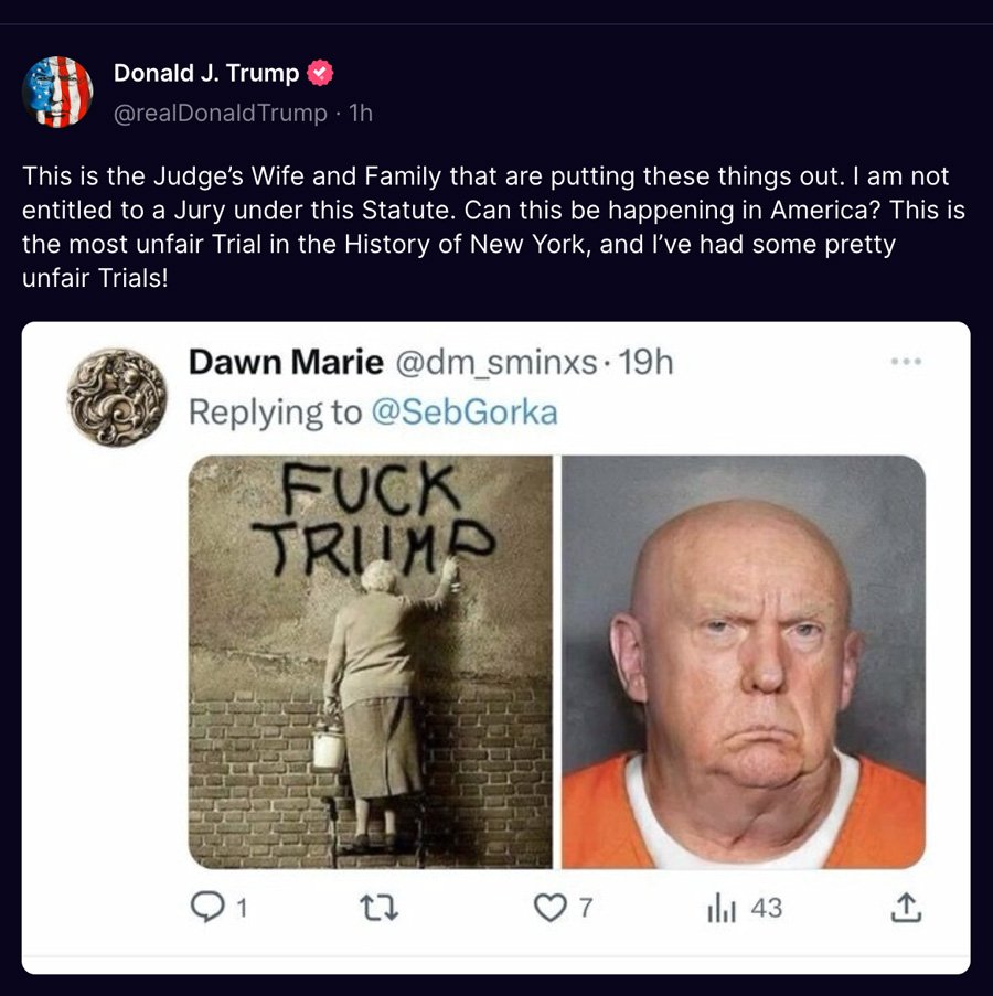 Donald Trump attacks judge's wife