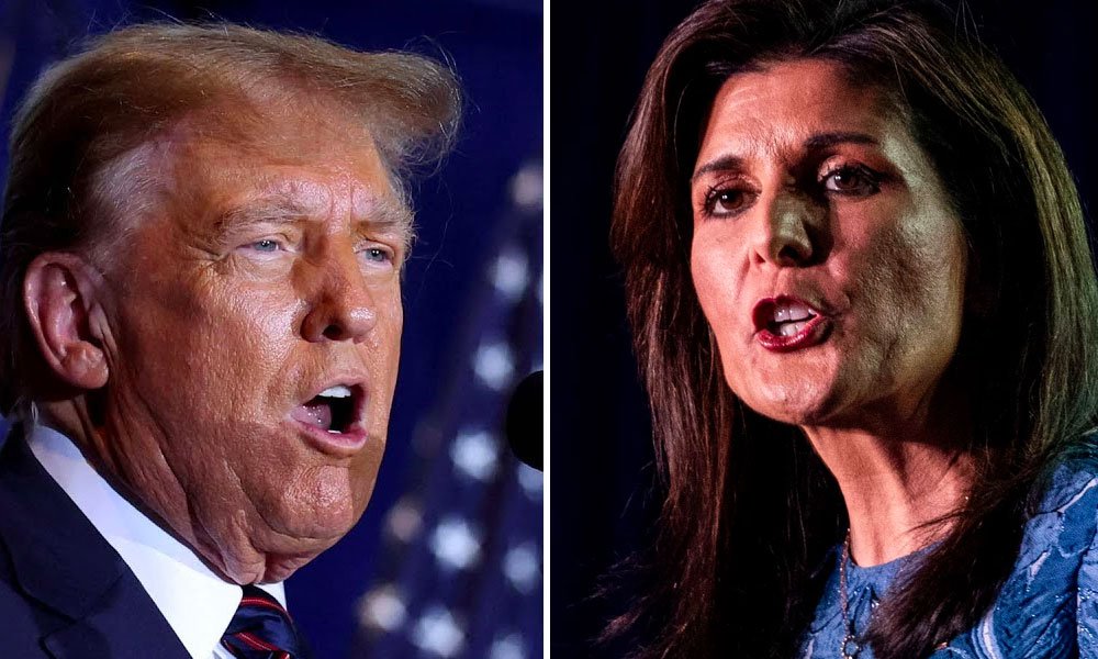 Trump has warned that Nikki Haley donors will be ‘permanently barred from the MAGA camp’.