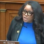 Rep. Jasmine Crockett (D-TX) speaks during a House Oversight Committee hearing.