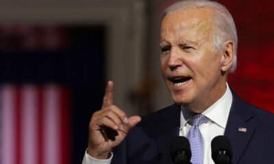President Joe Biden delivers a speech in Pennsylvania, on Friday January 5