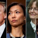 Donald Trump is facing a panel consisting entirely of female judges—Karen LeCraft Henderson, Florence Y. Pan, and J. Michelle Childs.